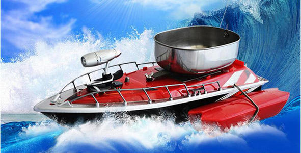 遙控投餌船 遙控投餌船