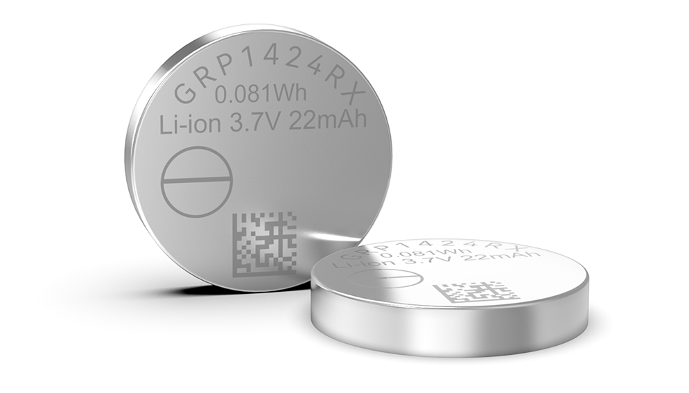 GRP1424RX 可充電鋰離子紐扣電池